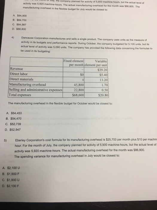  This is a timed test an hour please help Question 4&5