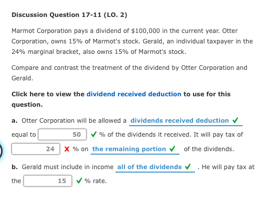 Can someone please help me answer the question below? Discussion Question 17-11