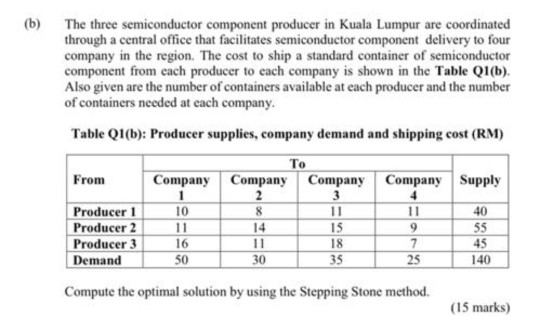  please answer all and clearly thanks (b) The three semiconductor component