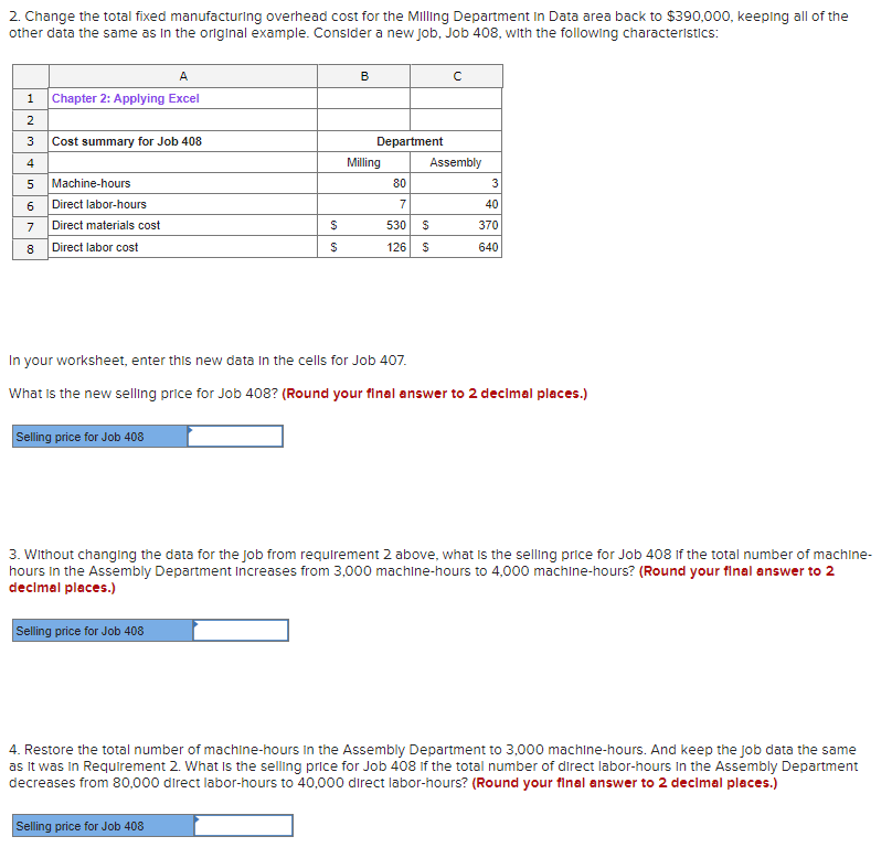 overhead cost Variable manufacturing overhead per machine-hour Department Variable manufacturing overhead per
