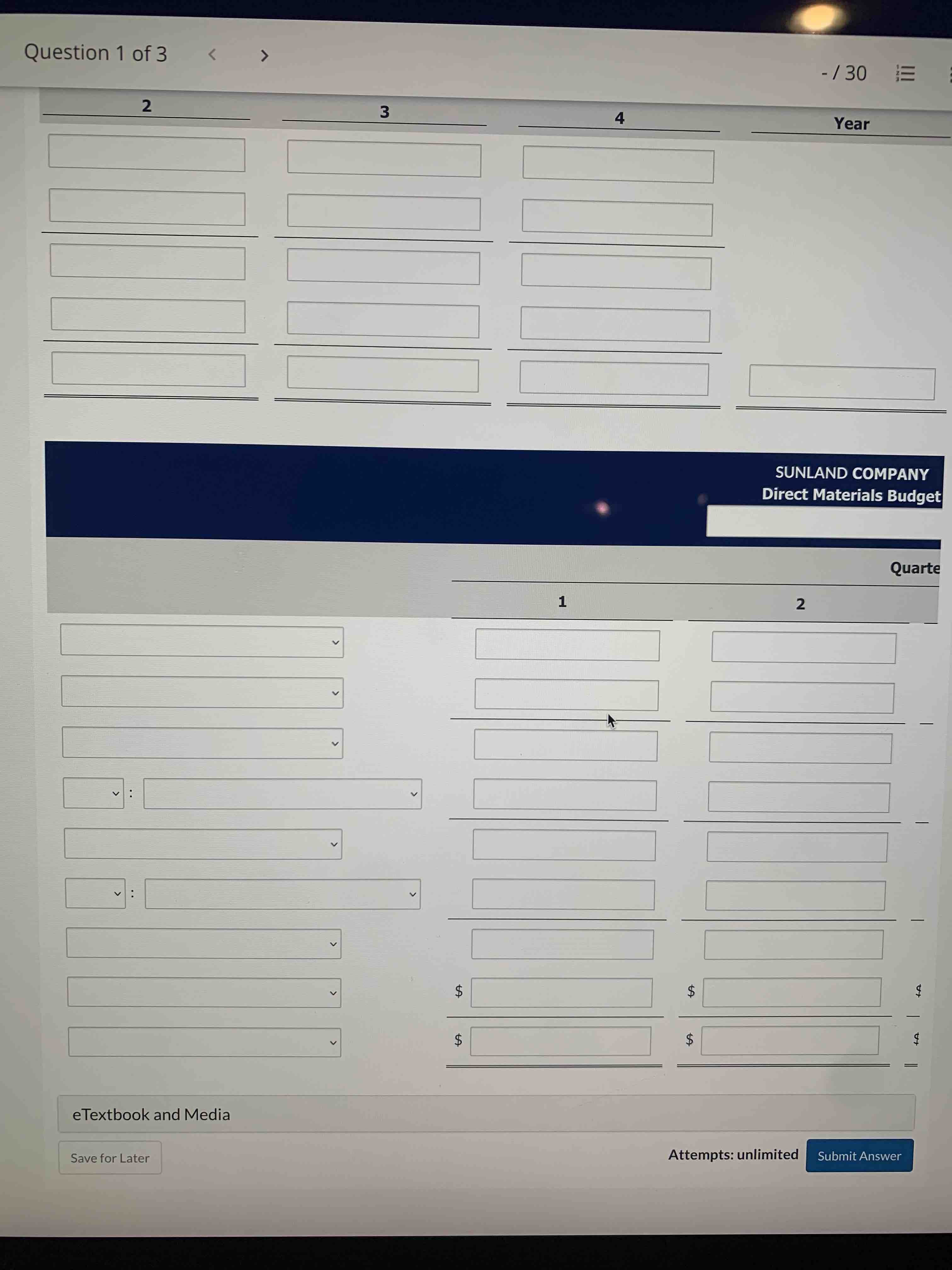 The unit selling price is expected to be $40 for the first