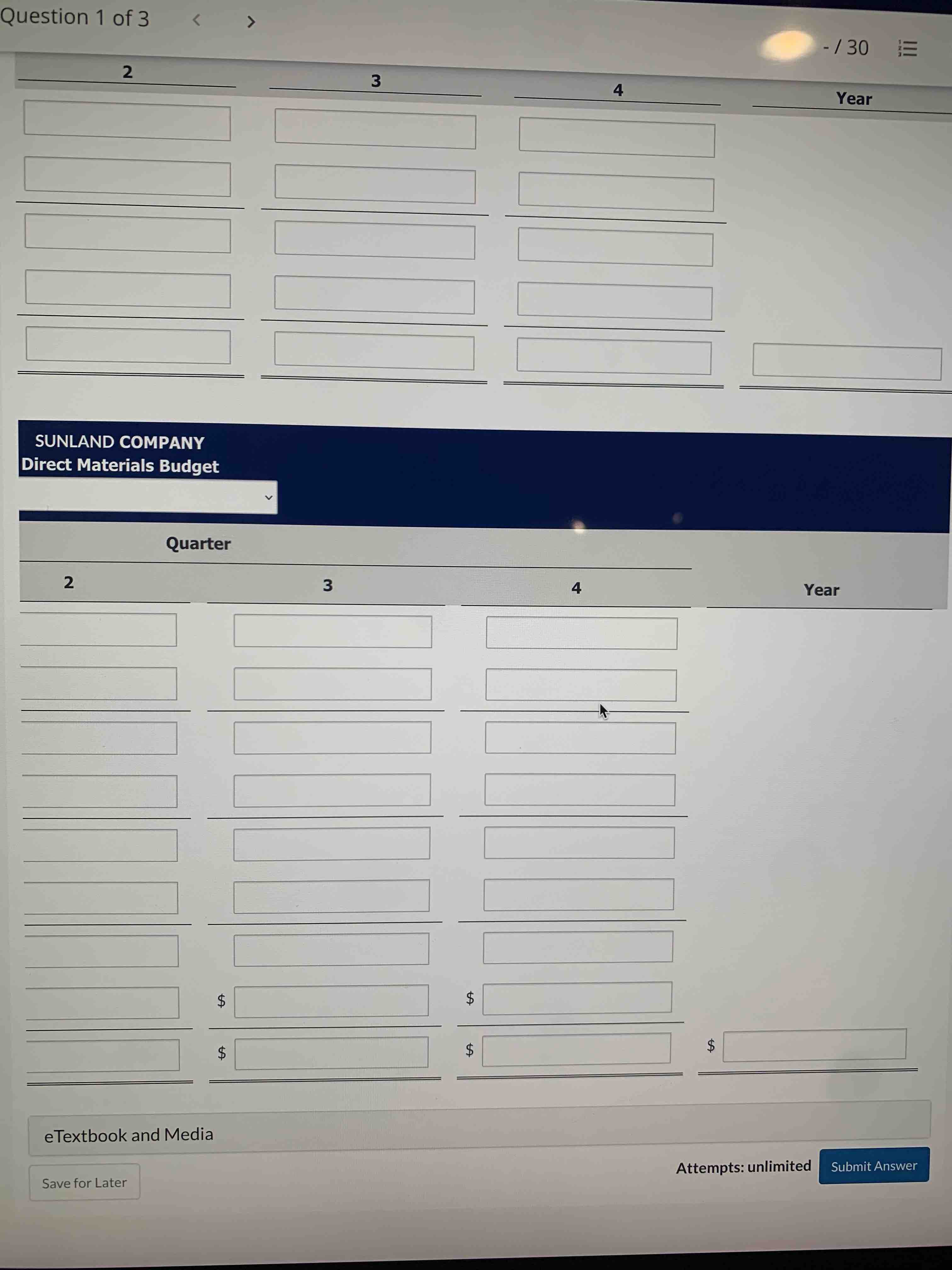 three quarters and $45 beginning in the fourth quarter. Sales in the