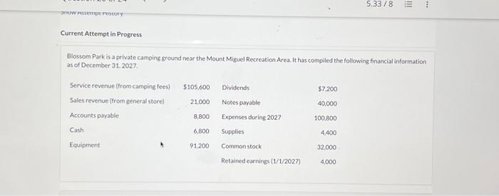  Current Attempt in Progress Blossom Park is a private camping ground