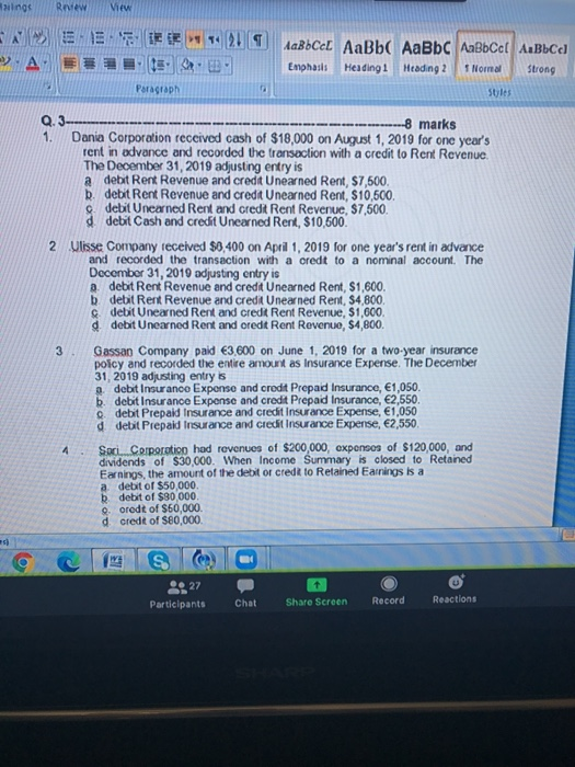  rings Review View IEEE4121 T -> A . AaBbCcL AaBb AaBbc