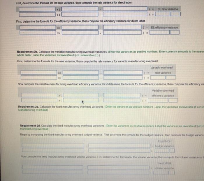 follows: E (Click the icon to view the actual results.) All manufacturing