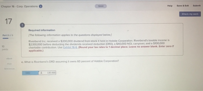1 of 6 Riverbend Inc., received a $200,000 dividend from stock it