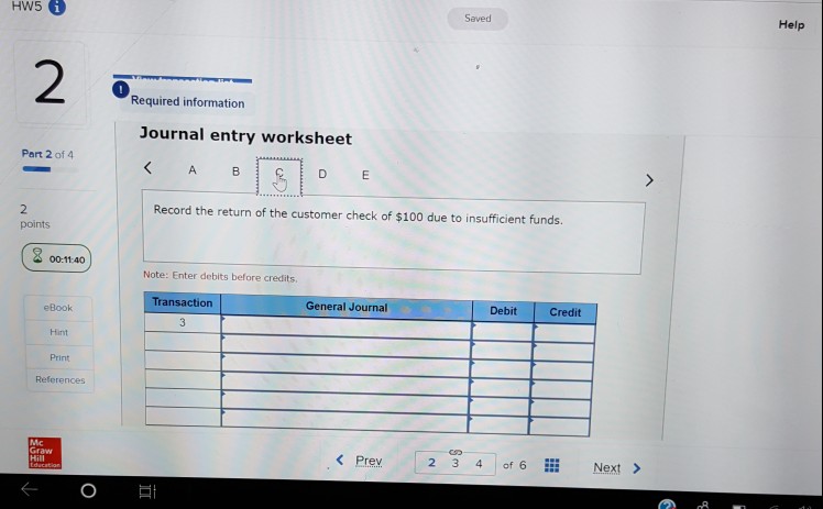 Checks Deposits other Balance $2,880 Balance, September 1 September 7 Septenber 11