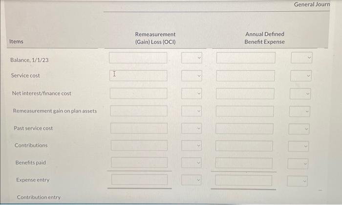At January 1, 2023, Crane Corporation had plan assets of $252,000 and