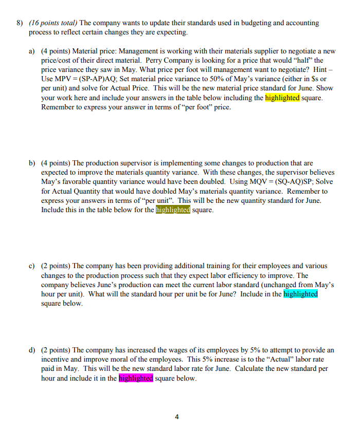 Please answer question 10 with the given information. (this data is the