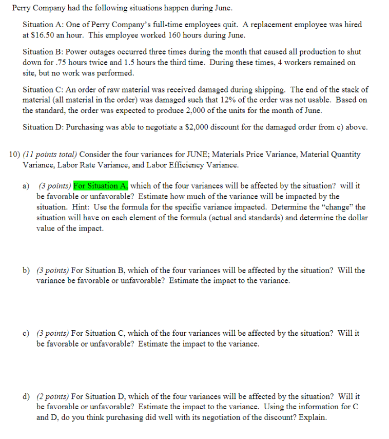 wants to update their standards used in budgeting and accounting process to