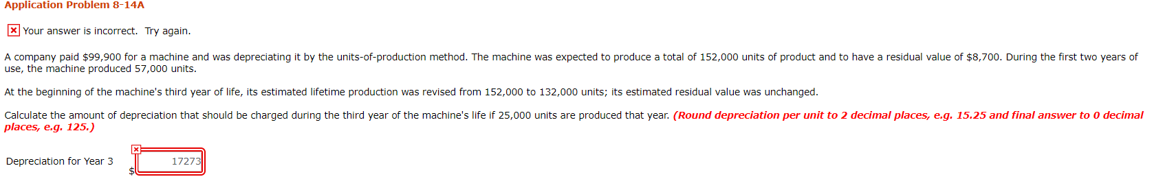 i want to know the answer for this... Application Problem 8-14A x
