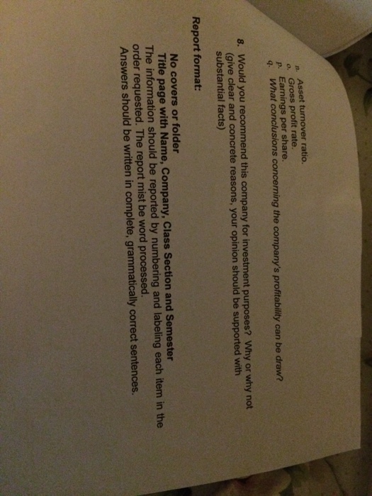 it in excel , thank you! BA513 Summer 2017 Annual Report Project