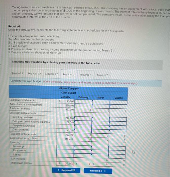 of December 31 (hhe end of the phor quaiter), the company's general