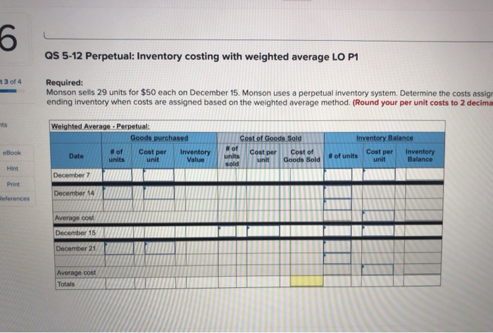 below. Trey Monson starts a merchandising business on December 1 and enters