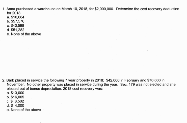  the answer for q 1 is C and q 2 is