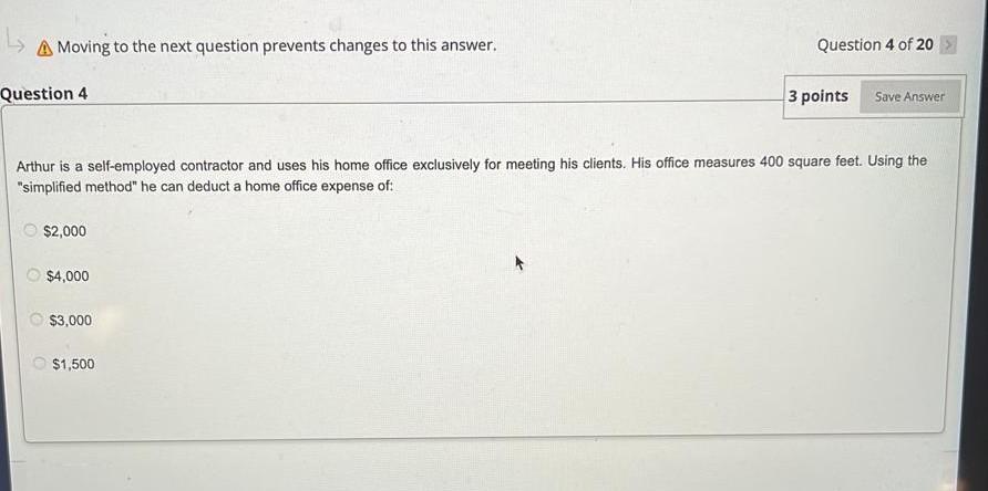 please do both (4) Moving to the next question prevents changes