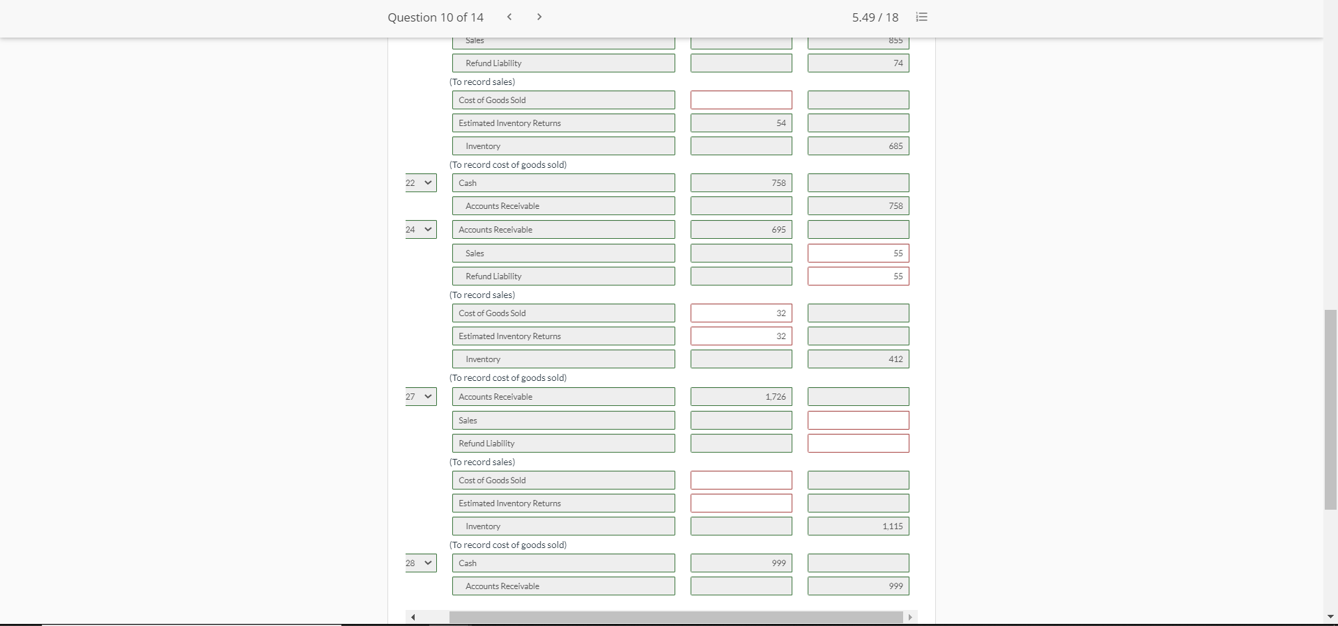Attempt in Progress Selected transactions follow for Handley Sports Ltd. during the