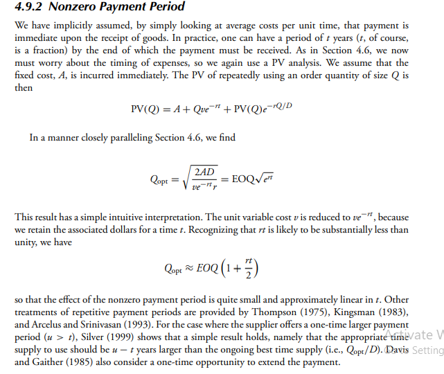 I would like to summarize this section, with an example for clarification,