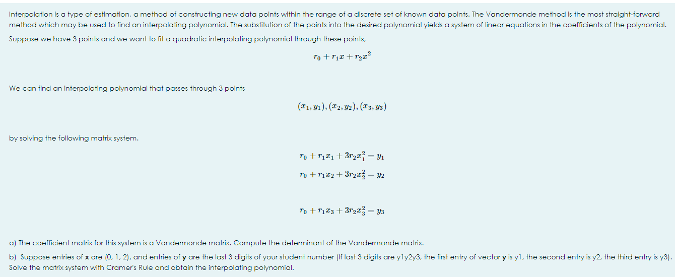  Interpolation is a type of estimation, a method of constructing new