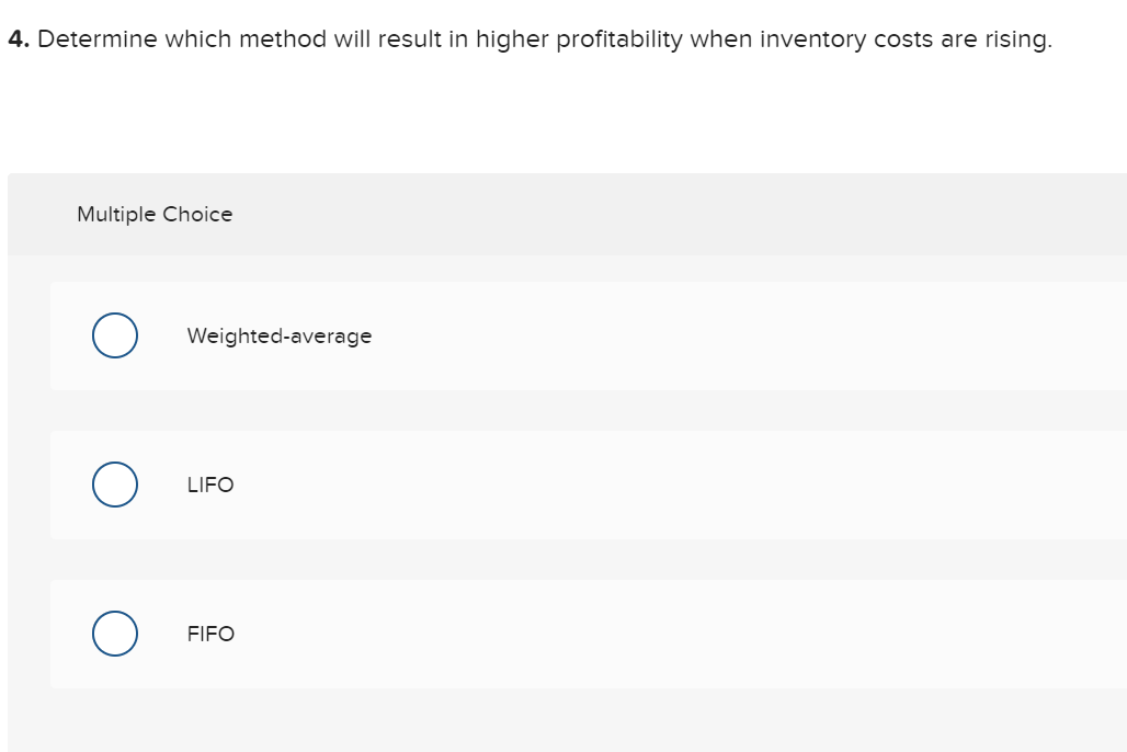 (L06-3) [The following information applies to the questions displayed below.) During the