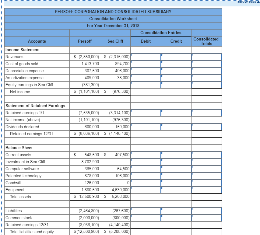 stockholders' equity was $2,571,500 including retained earnings of $1,771,500. Persoff pursued the