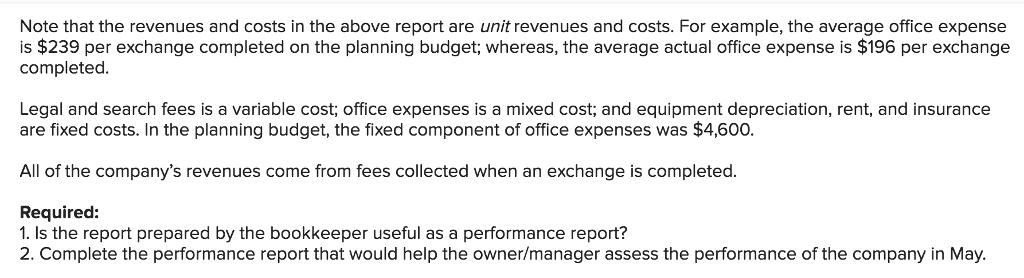 LO9-3, LO9-4, ?09-6] Exchange Corp. is a company that acts as a