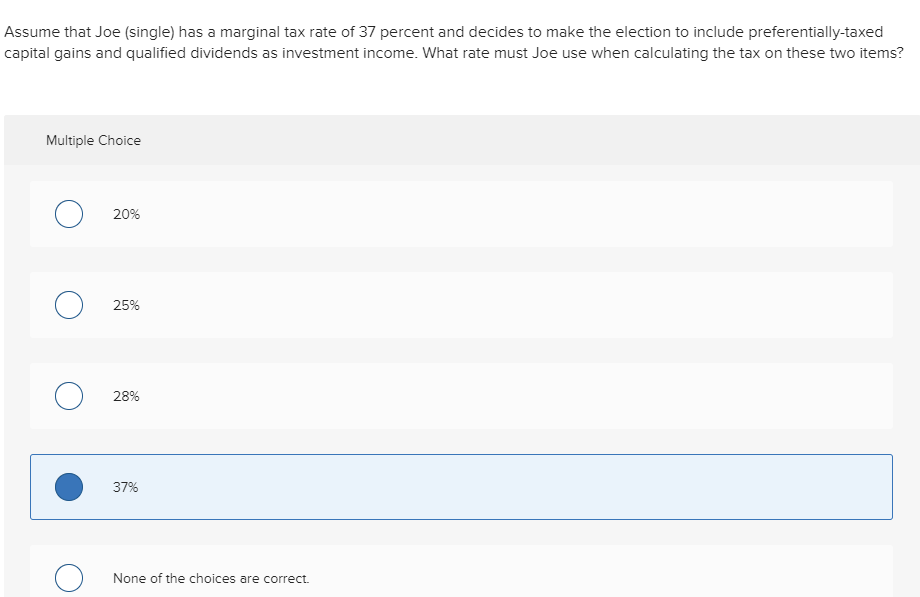 itemize his deductions. Bob's income for the year consists of $75,000 of