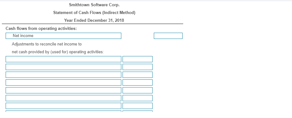 ending December 31, 2018 and 2017. Click the icon to view the