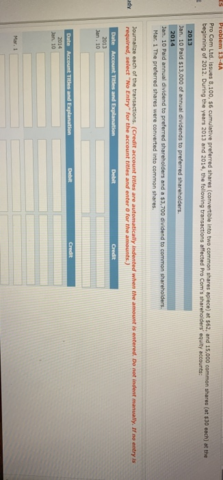  Pro Com Ltd. Issues 3,100, 56 cumulative preferred shares (convertible into