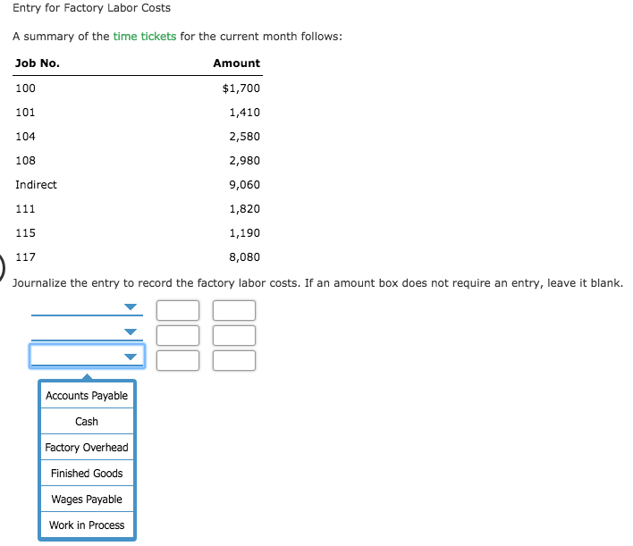 as follows: Requisition No. Material Job No. Amount $88,740 26,580 3,710 2,260
