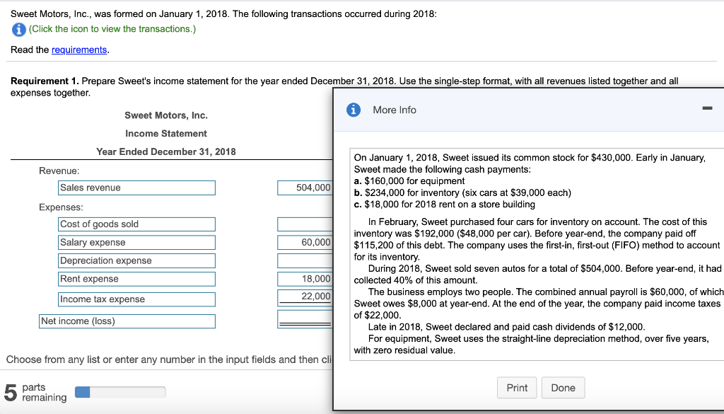 Not sure if my numbers are correct. Need help with filling