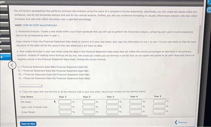 you learn ta: 1. create Excei formulas using celli references: 2. create