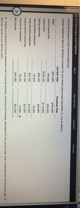  Ch 17.3 Exercises and Problems ebook Show Me How Calator Printer
