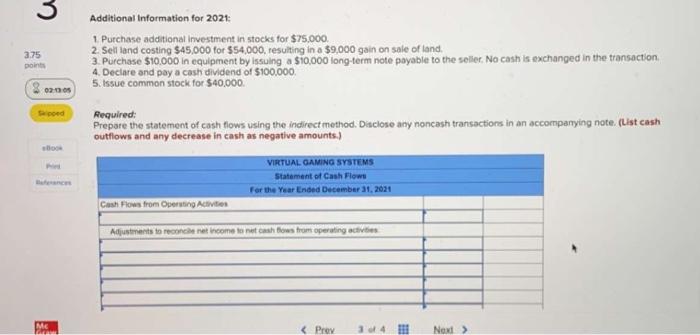 the beginning of the period Cash at the end of the period
