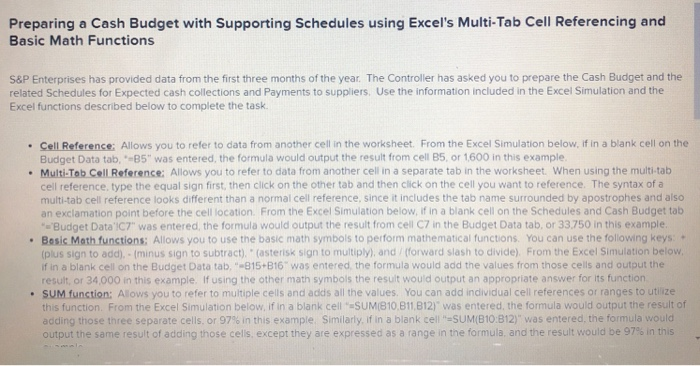  I need the formulas for excel in the yellow blanks Preparing