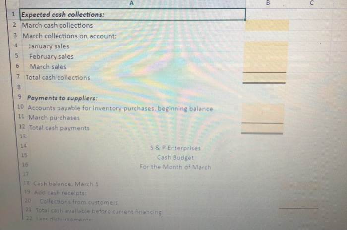 months of the year. The Controller has asked you to prepare the