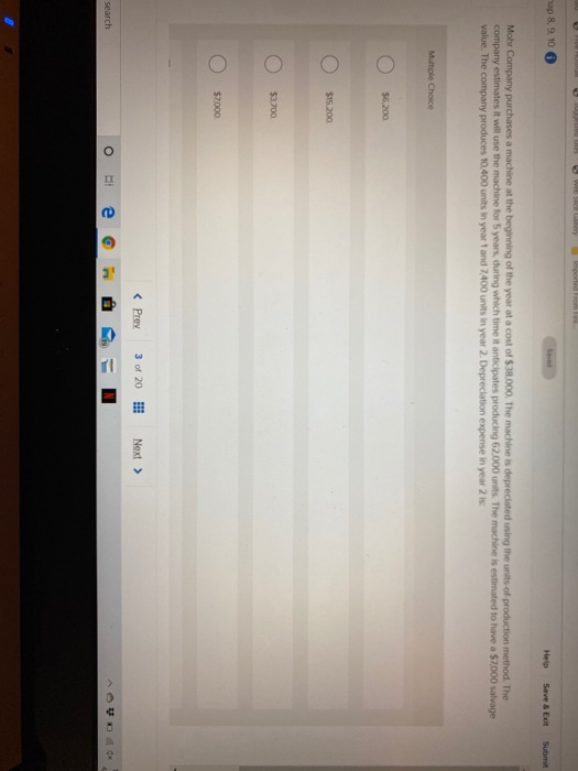 hap 8, 9, 10 Help Save & Exit Submit Mohr Company