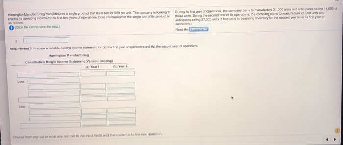 for $68 per u he company is looking to project its operating