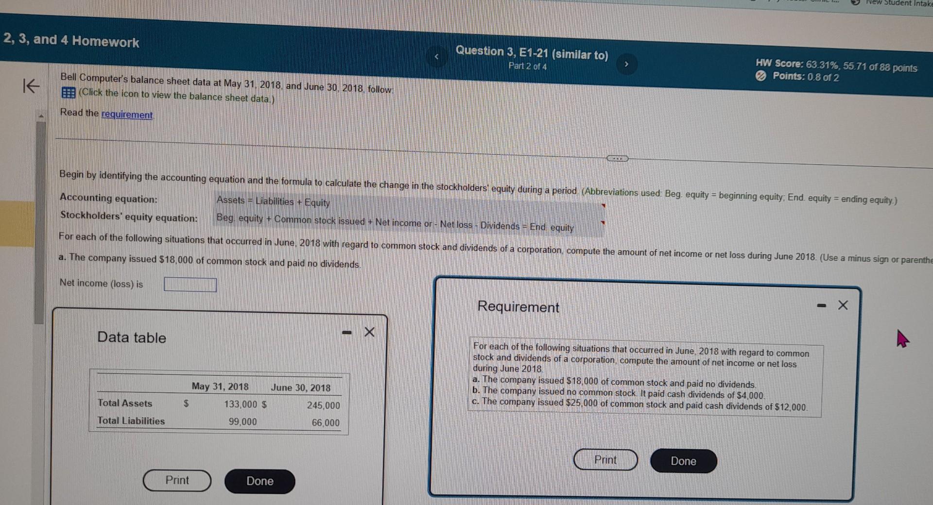 Bell Computer's balance sheet data at May 31, 2018, and June