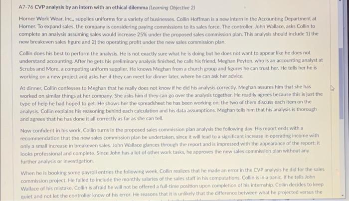 framework, answer the following questions: 1. What is (are) the ethical issue(s)