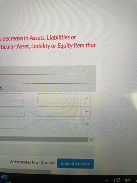 1. Sarasota's year-end is December 31. Prepare a tabular summary to record