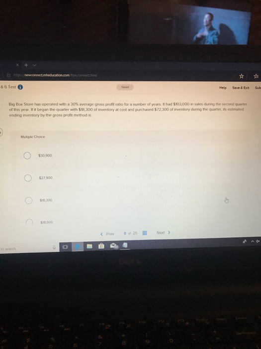  & 6 Test Help Save& Exit Sub Big Box Store has