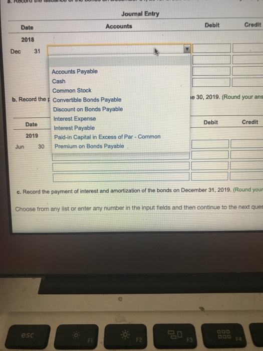 the first four semiannual interest periods. Journalize the following transactions: a. Issuance