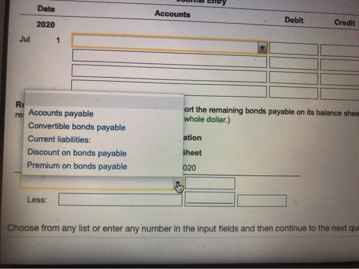 of the bonds on December 31, 2018. Credit Convertible Bonds Payable. b.