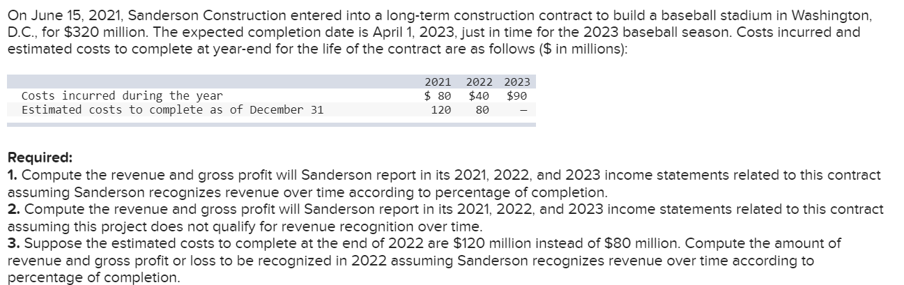 Required 1: Required 3: * Please Show your work clearly. Thank