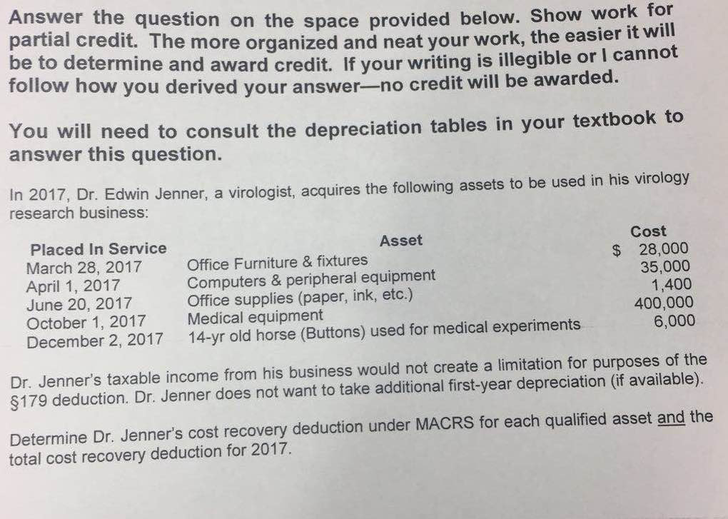  Please show step by step calculations. Answer the question on the
