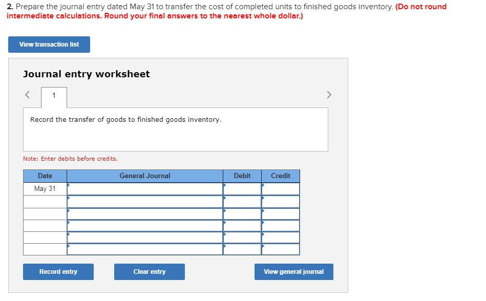 department. All direct materials are added at the beginning of the manufacturing