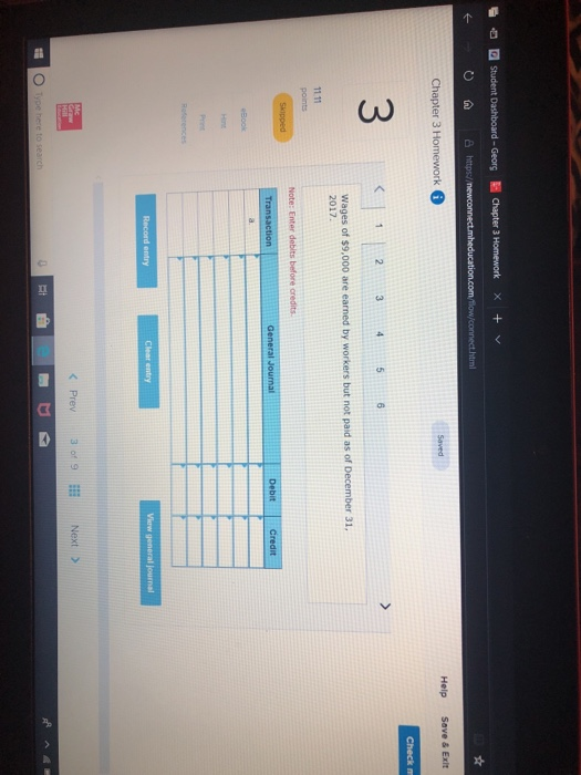 Saved Help Save & Exit Submit 3 a. Wages of $9,000 are