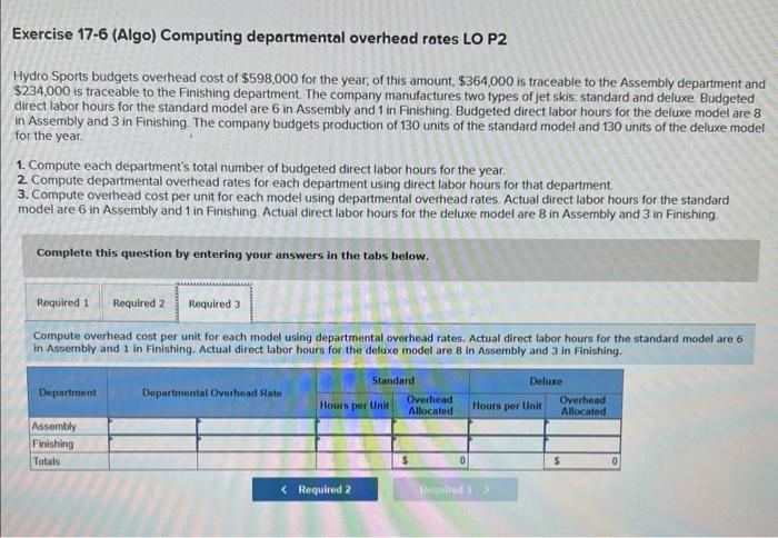 is traceable to the Assembly department and $234,000 is traceable to the