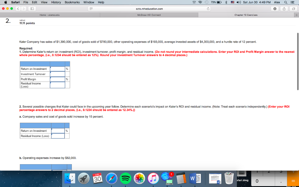 Safari File Edit View History Bookmarks Window Help 73% * :))